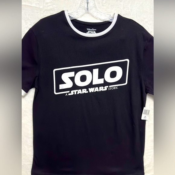 Disney Parks Black, White SOLO Ringer T-shirt​ - Picture 1 of 4